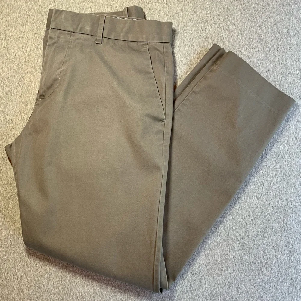 Gap Tailored Slim Fit Khakis, 34x32, gray,…